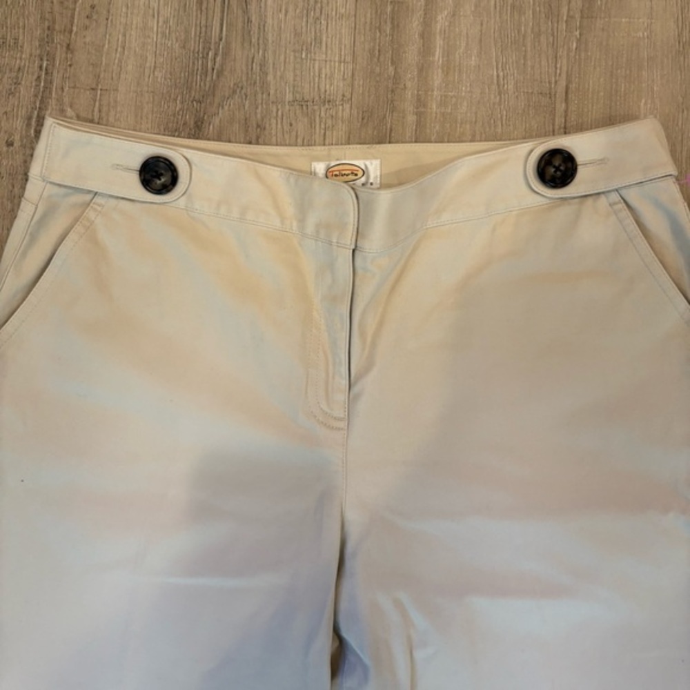 Talbots Light Tan Stretch Pants 14P - Picture 3 of 10